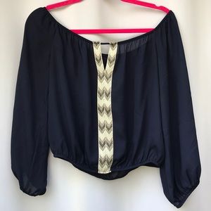 Navy Blue top